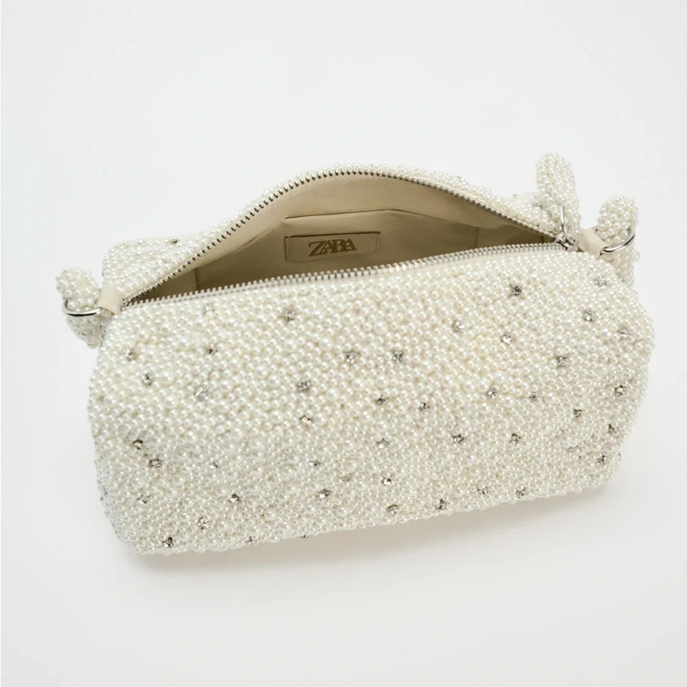ZARA PEARL MINI DUFFEL BAG BRIDAL_2